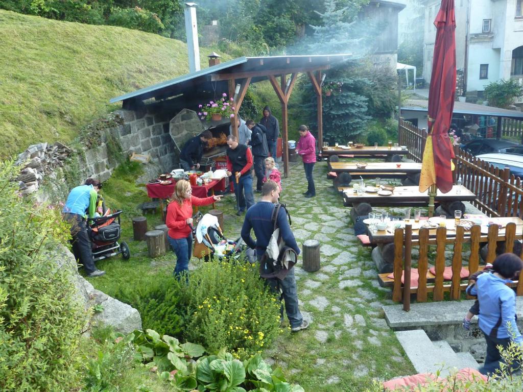 Penzion Na Rozcesti Janov nad Nisou Exterior foto